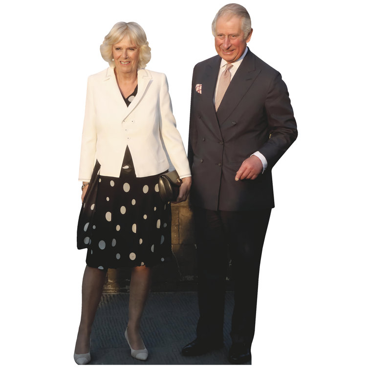 Wet Paint Printing Prince King Charles And Camilla Queen Consort Cardboard Cutout Standee Wet Paint Printing Prince King Charles And Camilla Queen Consort Cardboard Cutout Standee